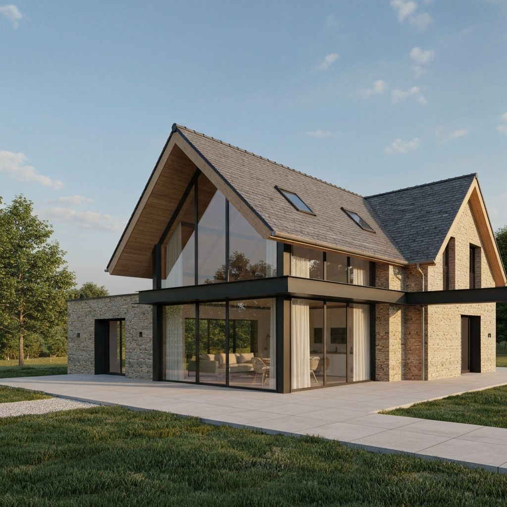 Maison de campagne moderne